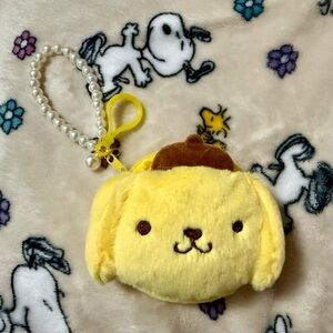 NWOT Pompompurin Plush Wristlet Coin Purse